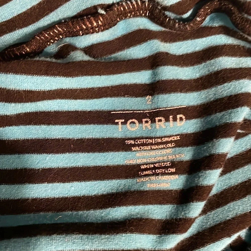 torrid blue skirt